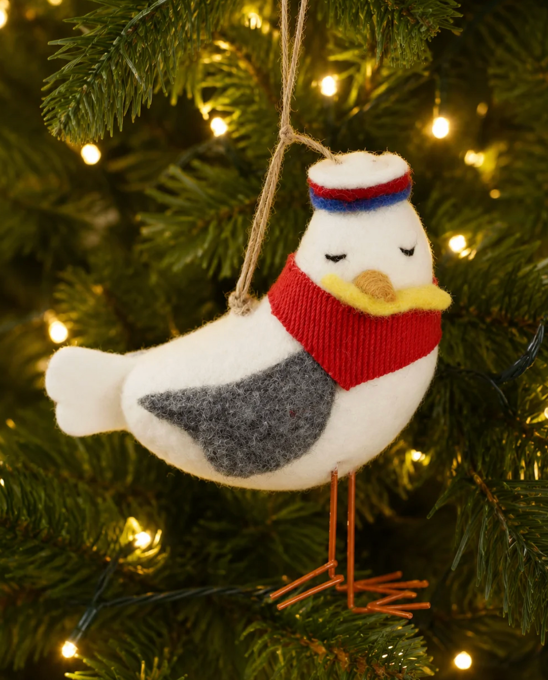 Felt Ornament - Chippy Seagull