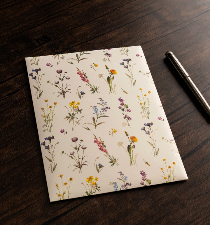 Kartos Small Writing Set with Envelopes - Wild Flowers