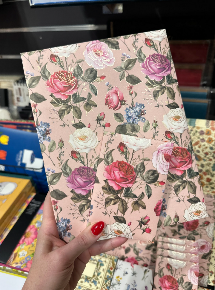 Kartos Small Writing Set with Envelopes - Rose