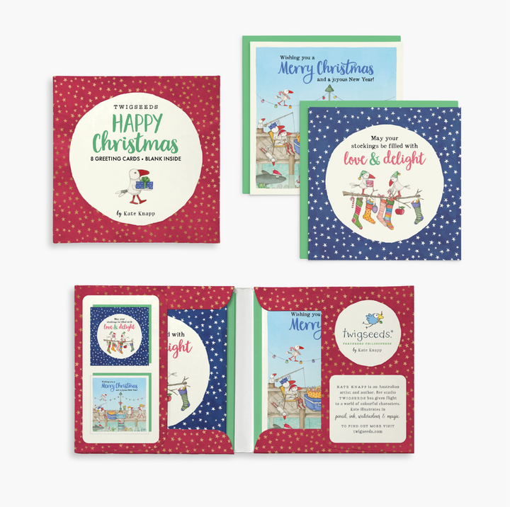 Twigseeds - Happy Christmas Card Set