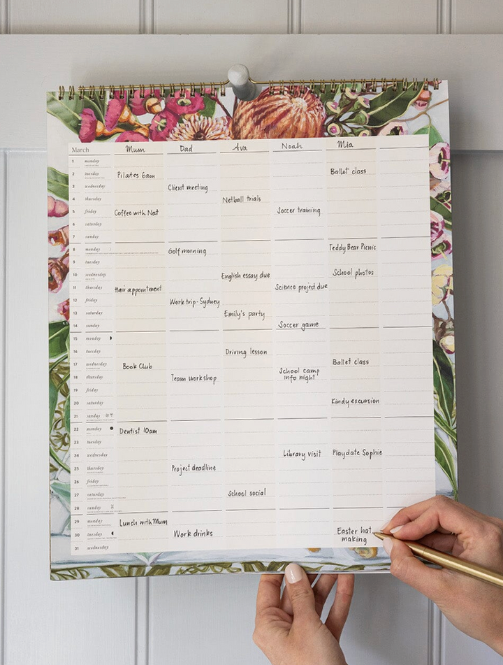 Bespoke 2027 Family Wall Calendar