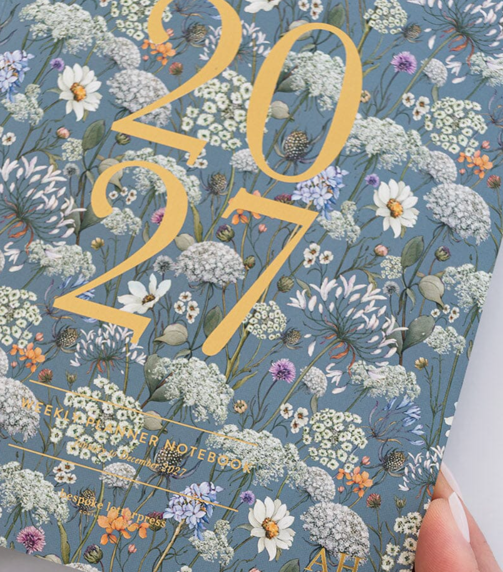 Bespoke 2027 Weekly Planner Notebook - Willowmere