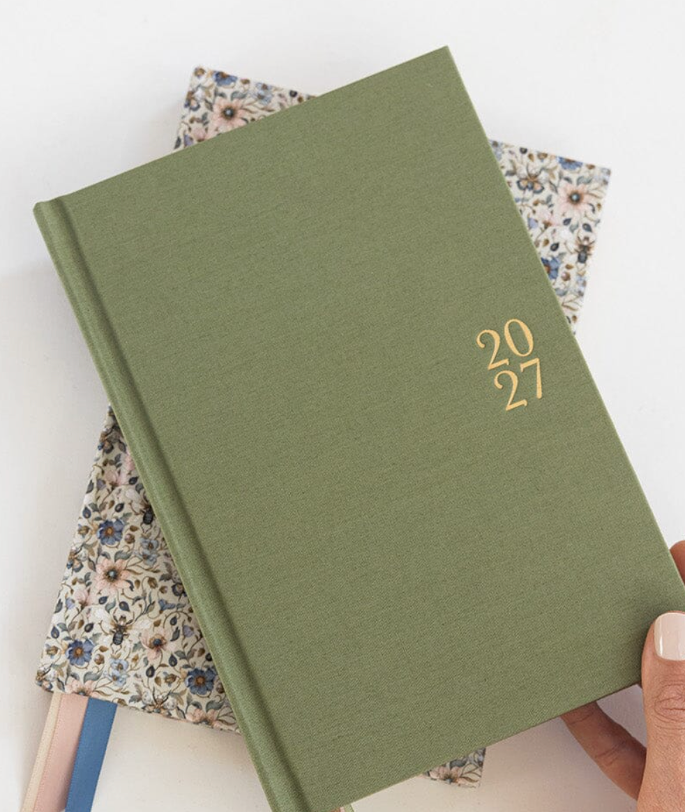 Bespoke 2027 Petite Vertical Planner - Laurel Green