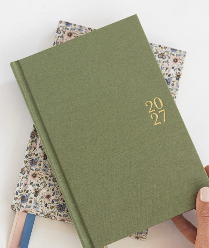 Bespoke 2027 Petite Vertical Planner - Laurel Green