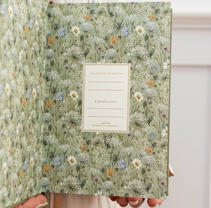 Bespoke 2027 Petite Vertical Planner - Laurel Green