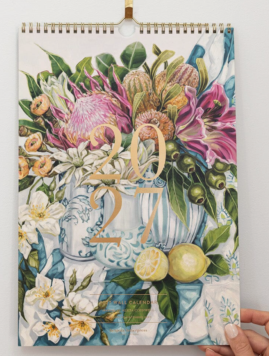 Bespoke 2027 Wall Calendar - Still Life