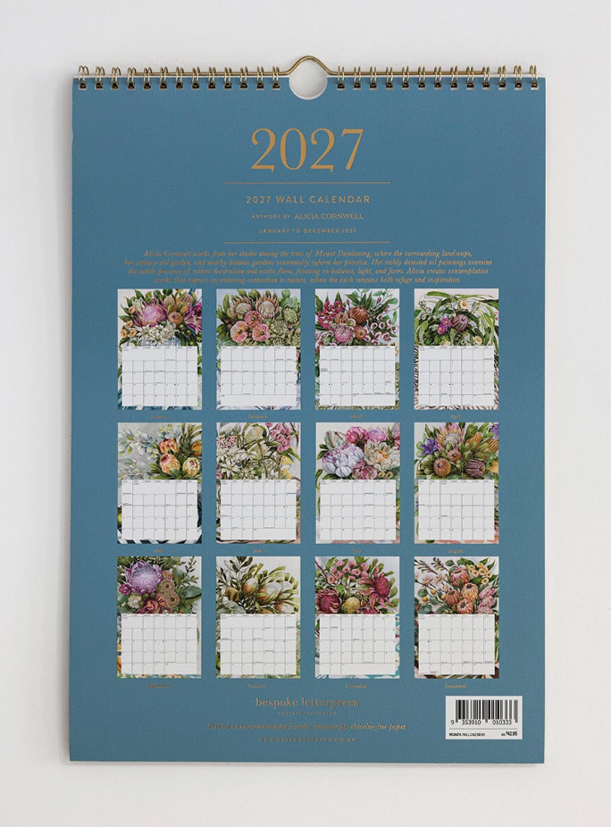 Bespoke 2027 Wall Calendar - Still Life