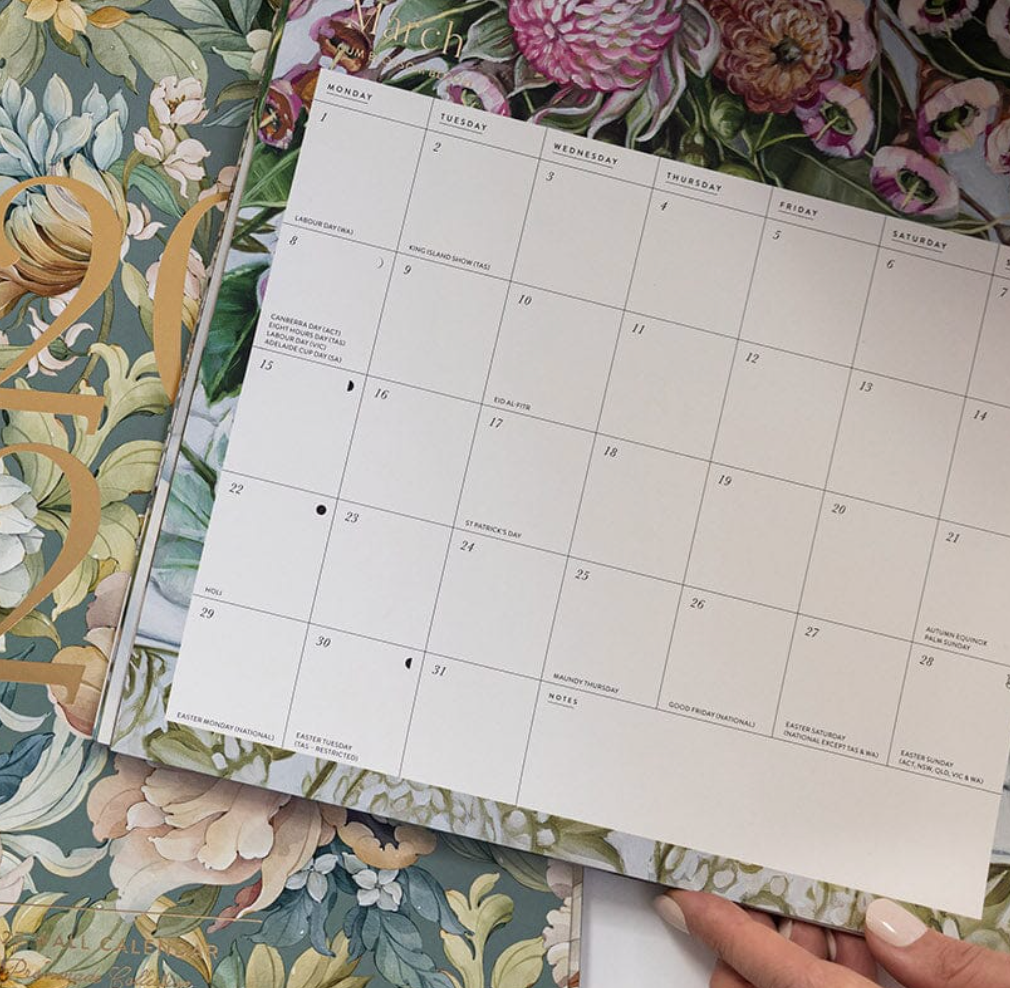 Bespoke 2027 Wall Calendar - Still Life