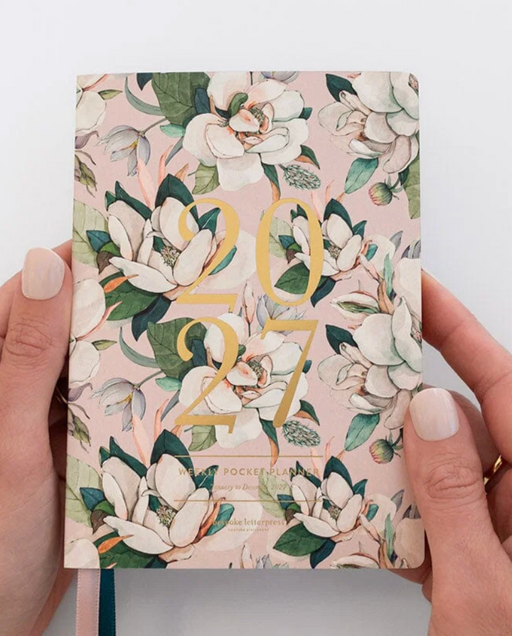 Bespoke 2027 Pocket Planner - Highgrove Magnolias