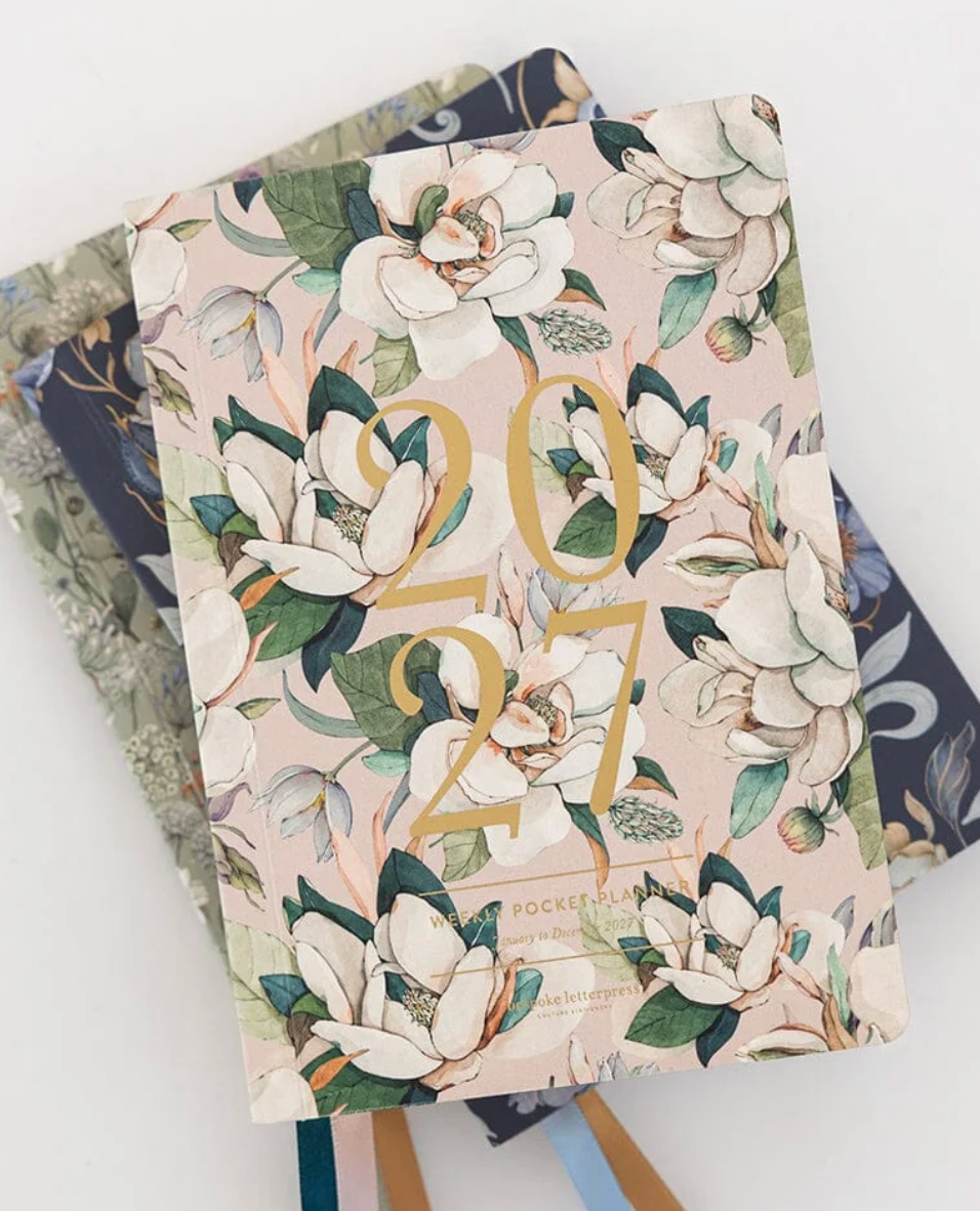 Bespoke 2027 Pocket Planner - Highgrove Magnolias