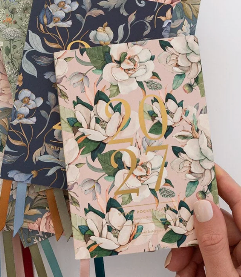 Bespoke 2027 Pocket Planner - Highgrove Magnolias