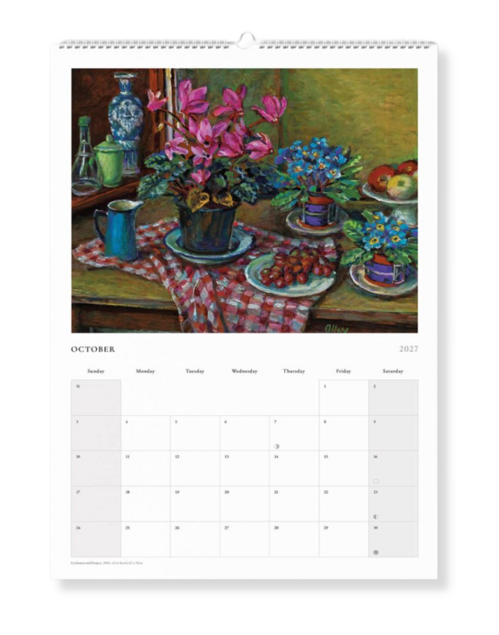 2027 Large Wall Calendar - Margaret Olley
