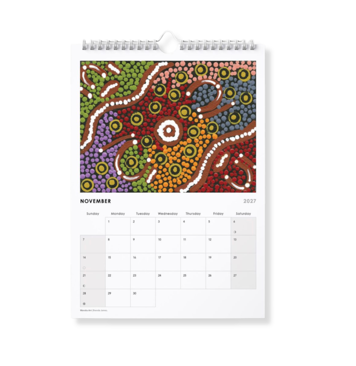 2027 Large Wall Calendar - First Nations