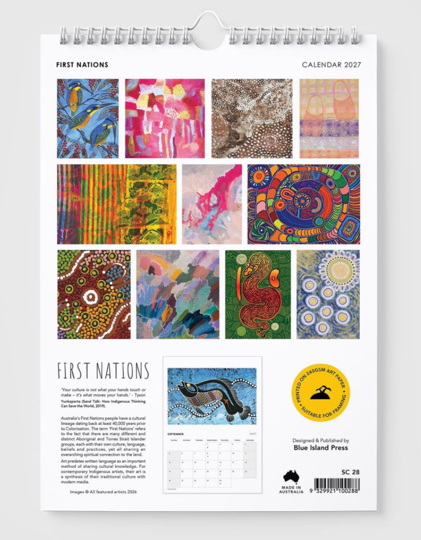 2027 Large Wall Calendar - First Nations