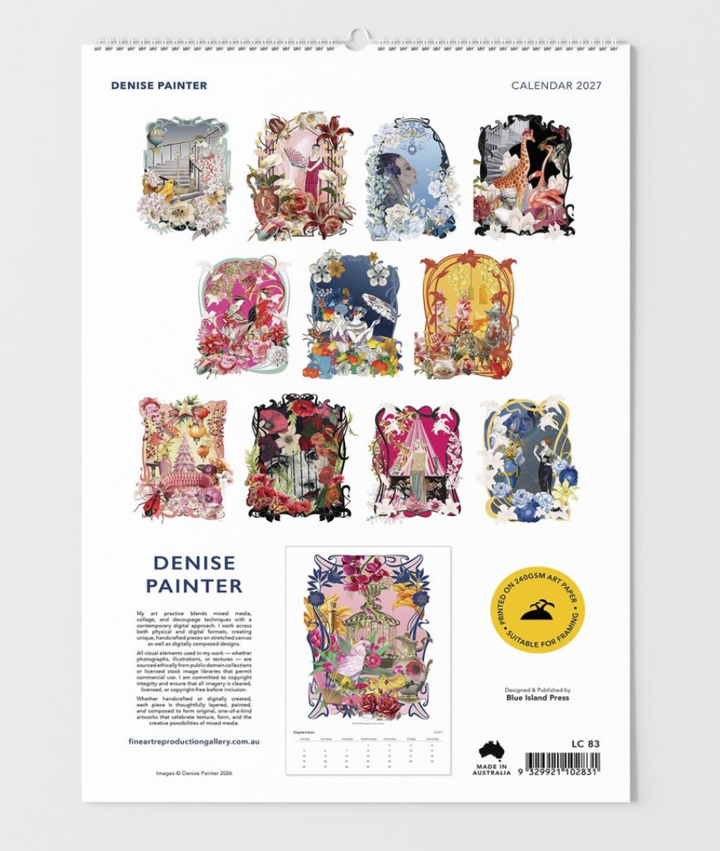 2027 Large Wall Calendar - Denise Painter