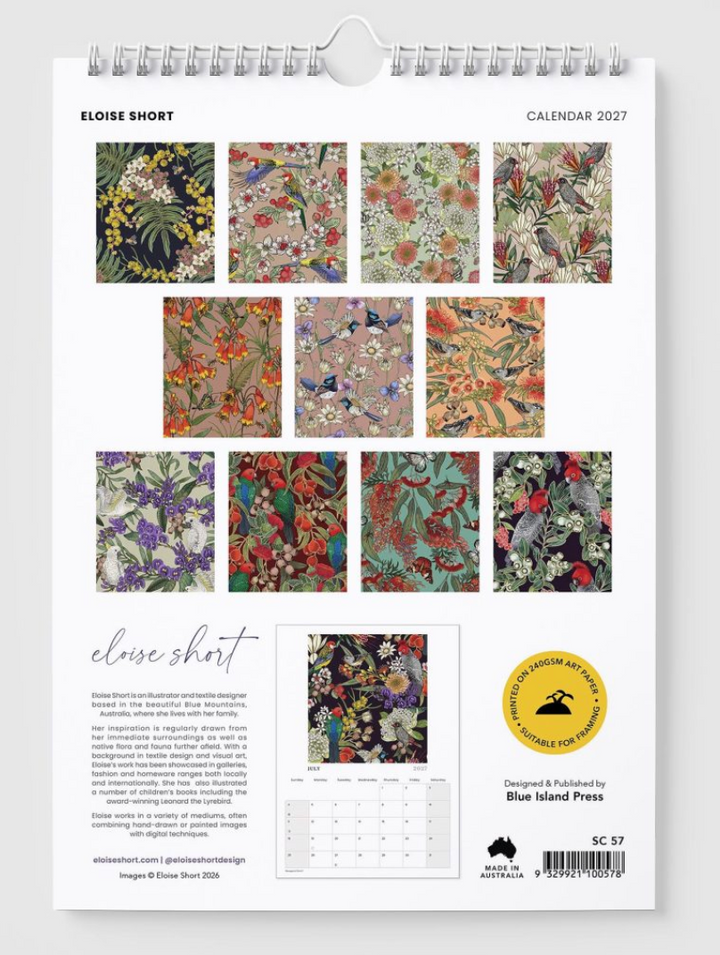BIP 2027 Wall Calendar - Eloise Short