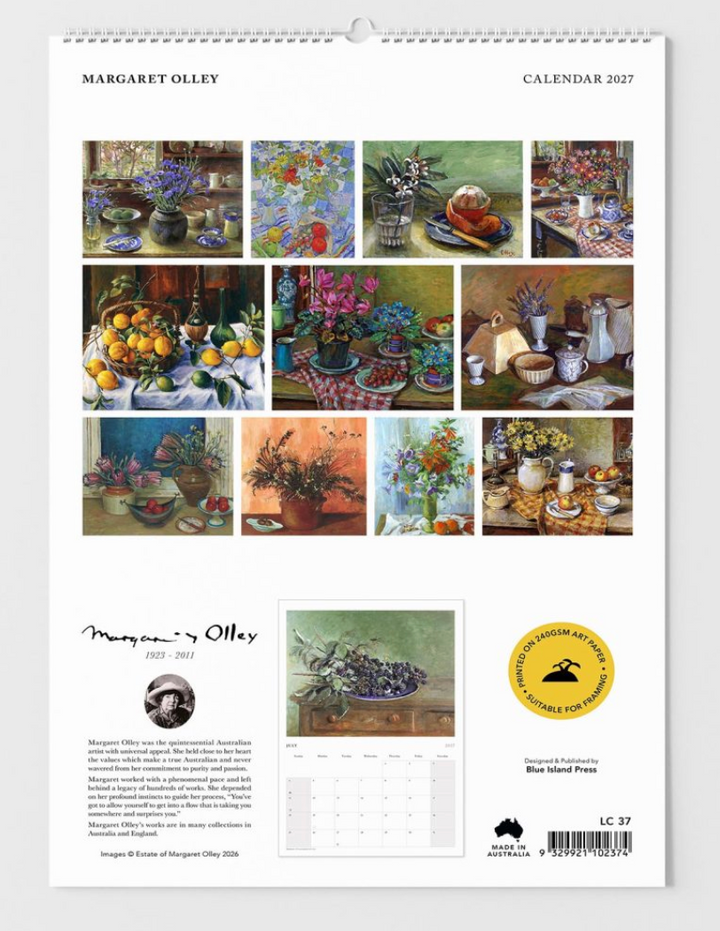 2027 Large Wall Calendar - Margaret Olley