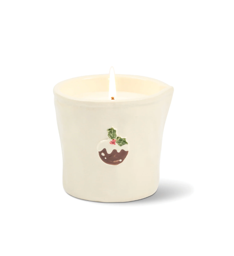 Bistro Ceramic Candle Christmas Pudding - Fruit & Spices