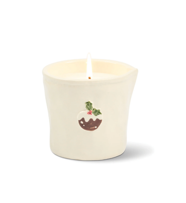 Bistro Ceramic Candle Christmas Pudding - Fruit & Spices