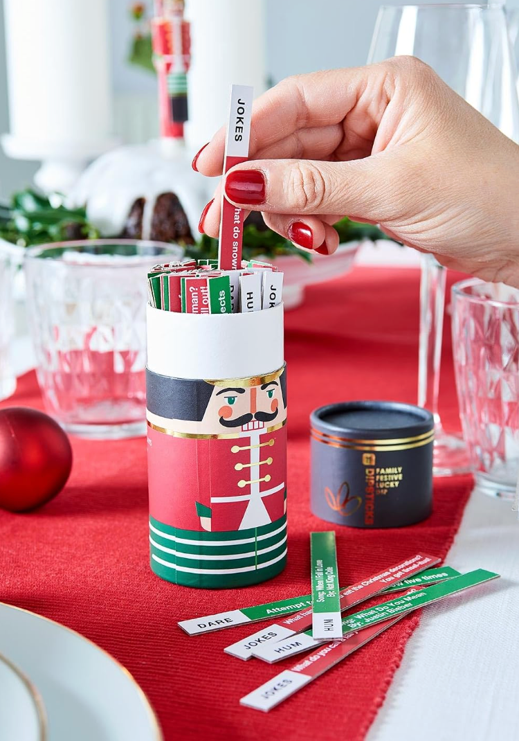 Talking Tables - Christmas Botanical Nutcracker Dipsticks Game