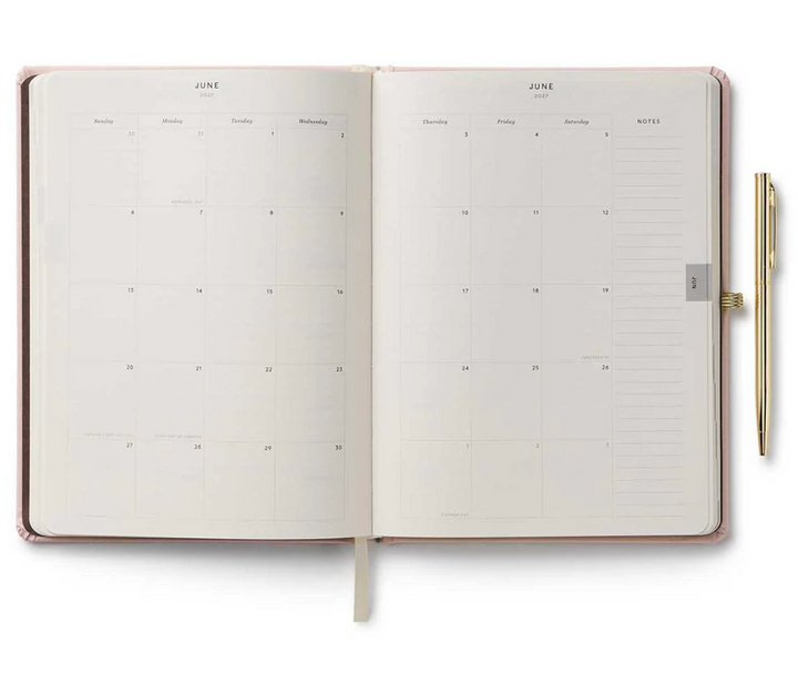 2027 Rifle Paper Weekly Planner - Cloth Cover with Pen - Paisley