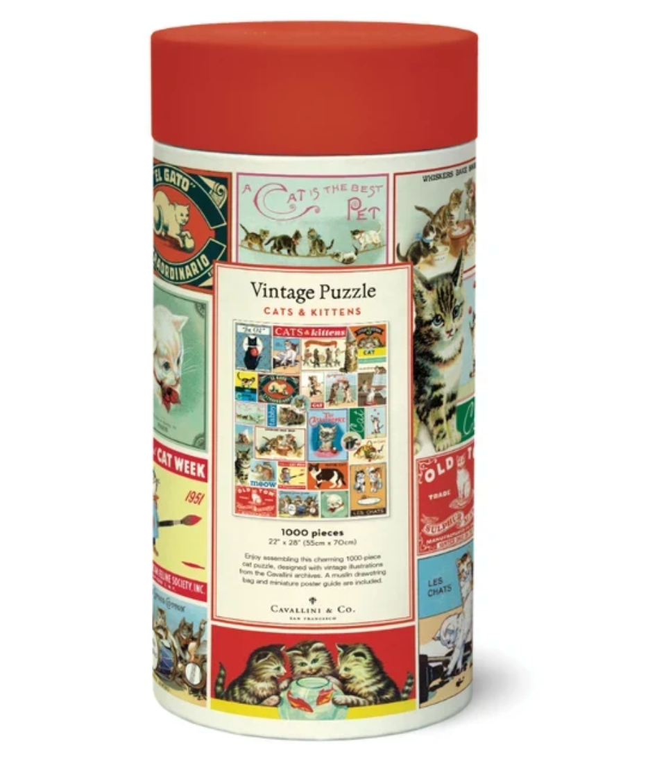 Cavallini & Co. 1000 Piece Puzzle - Cats & Kittens