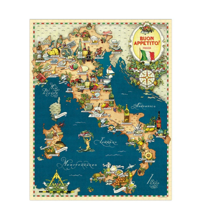 Cavallini & Co. 1000 Piece Puzzle - Buon Appetito