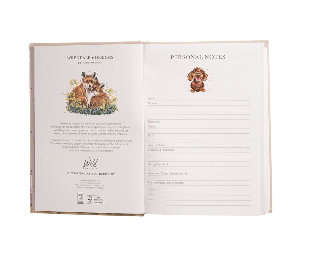 Wrendale Designs 2027 Diary A5 Illustrated - Country Set