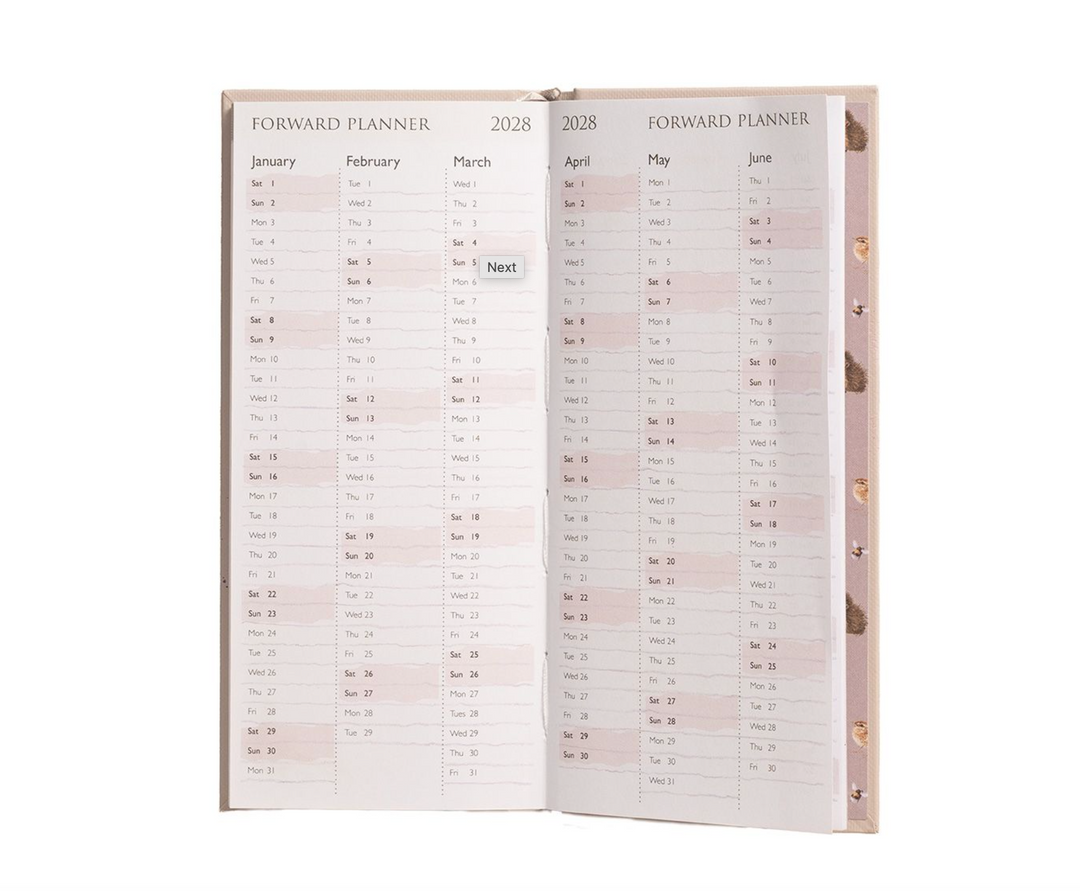 Wrendale Designs 2027 Diary Slim - Country Set