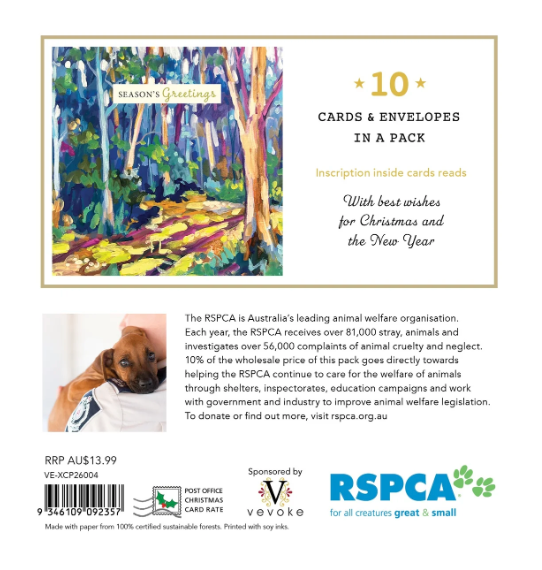 Christmas Card Wallet - RSPCA - Australian Christmas Gums