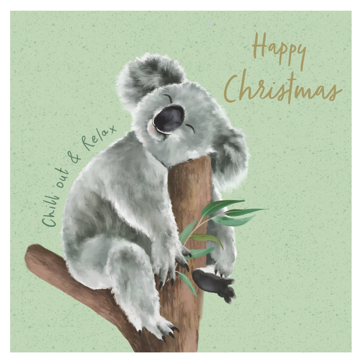Christmas Card Wallet - RSPCA - Happy Koala