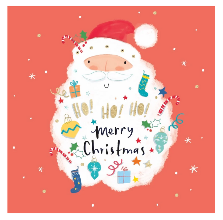 Christmas Card Wallet - BCNA - Ho Ho Ho Santa