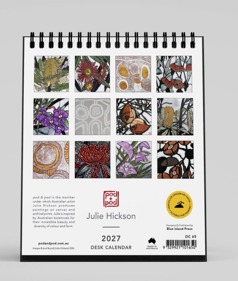 BIP 2027 Desk Calendar - Julie Hickson