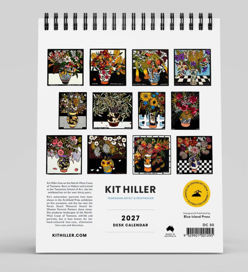 BIP 2027 Desk Calendar - Kit Hiller