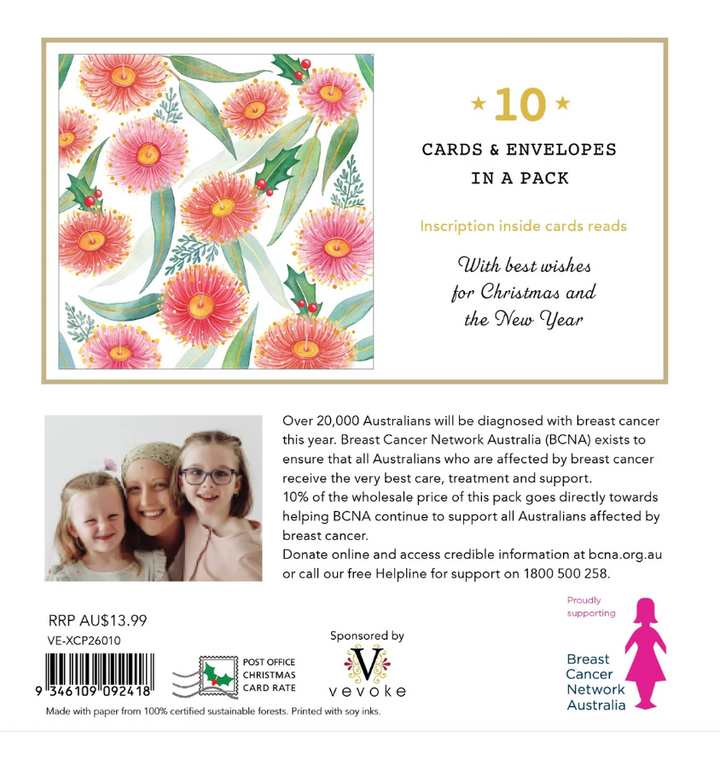 Christmas Card Wallet - BCNA - Christmas Gums