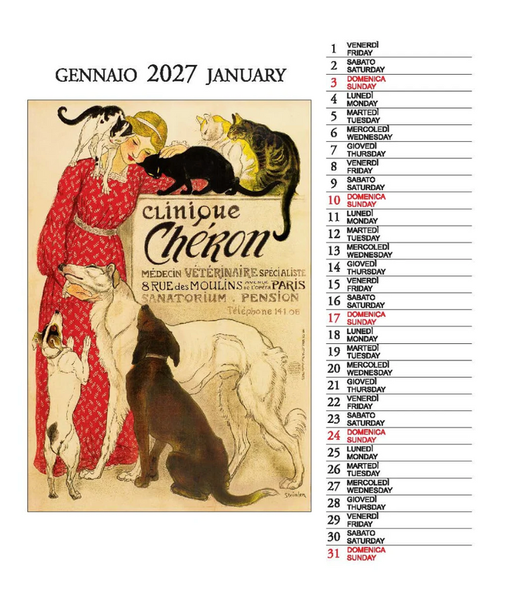 IFI 2027 Desk Calendar - Gatti