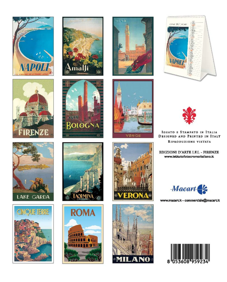 IFI 2027 Desk Calendar - Italia