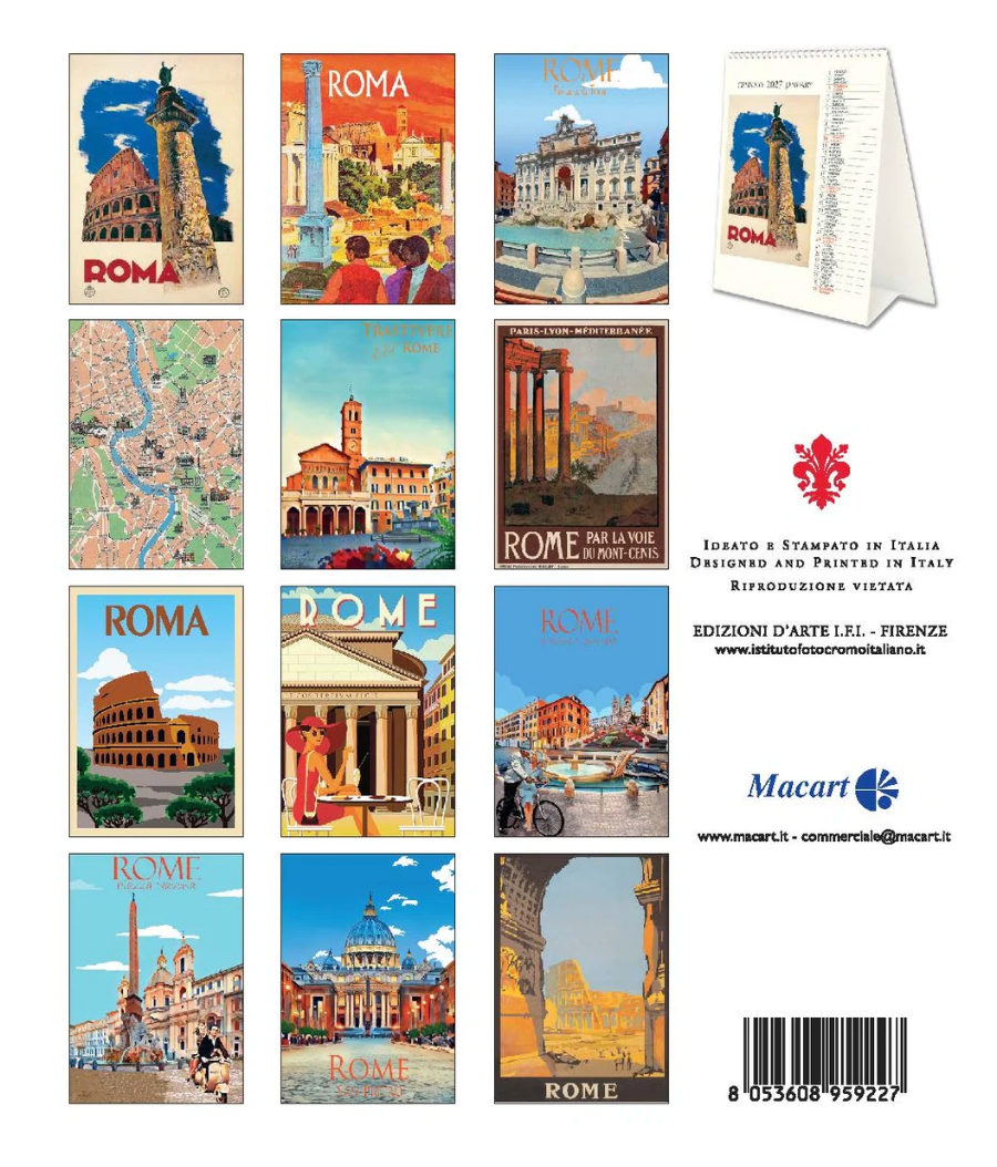 IFI 2027 Desk Calendar - Roma