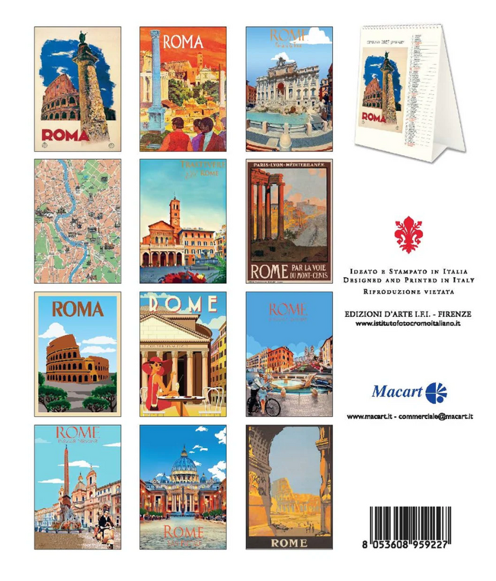 IFI 2027 Desk Calendar - Roma