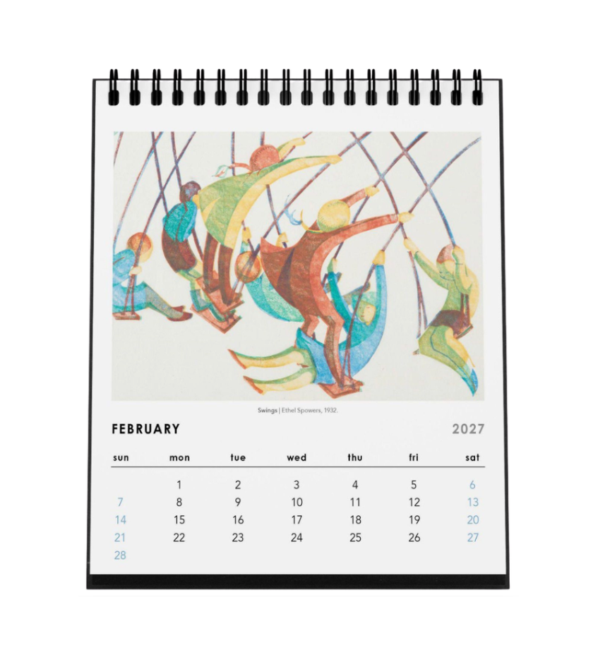 BIP 2027 Desk Calendar - Australian Women in Art