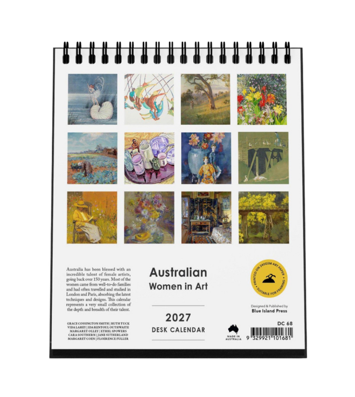 BIP 2027 Desk Calendar - Australian Women in Art