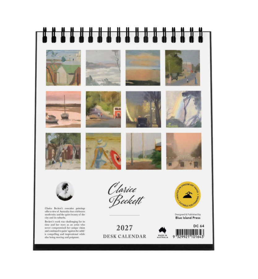BIP 2027 Desk Calendar - Clarice Beckett