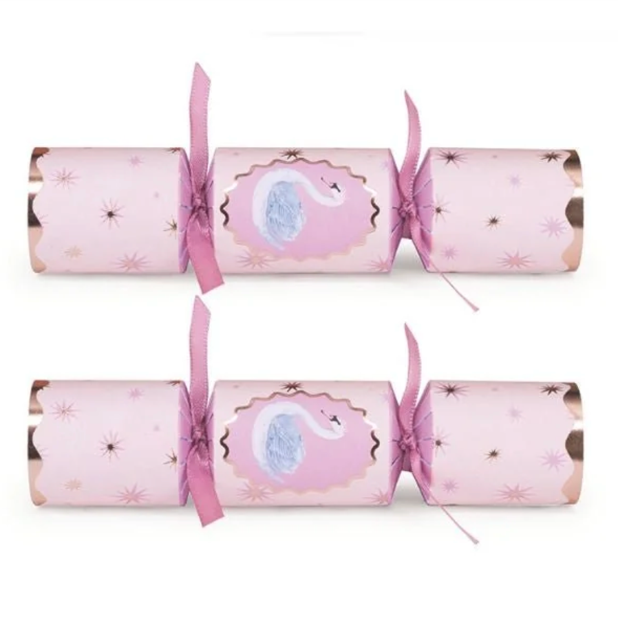 Yvonne Ellen - Mini Crackers - Pink Swan - Set of 6