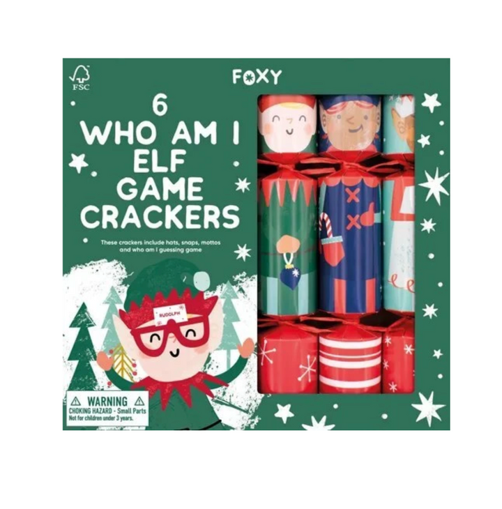 Foxy - Novelty Mini Crackers - Who Am I? - Set of 6