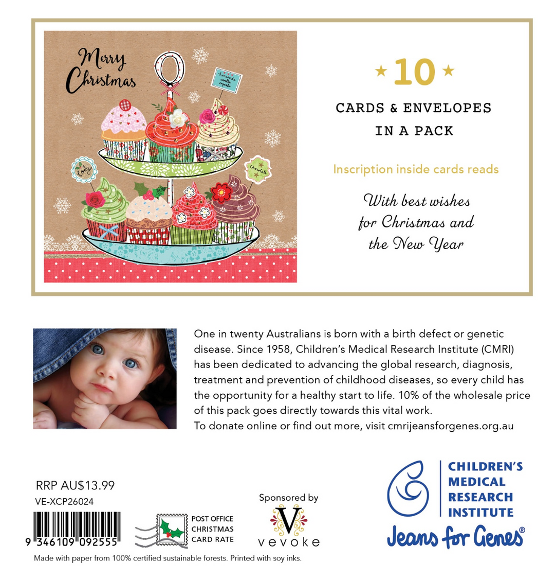 Christmas Card Wallet - BCNA - Festive Treats