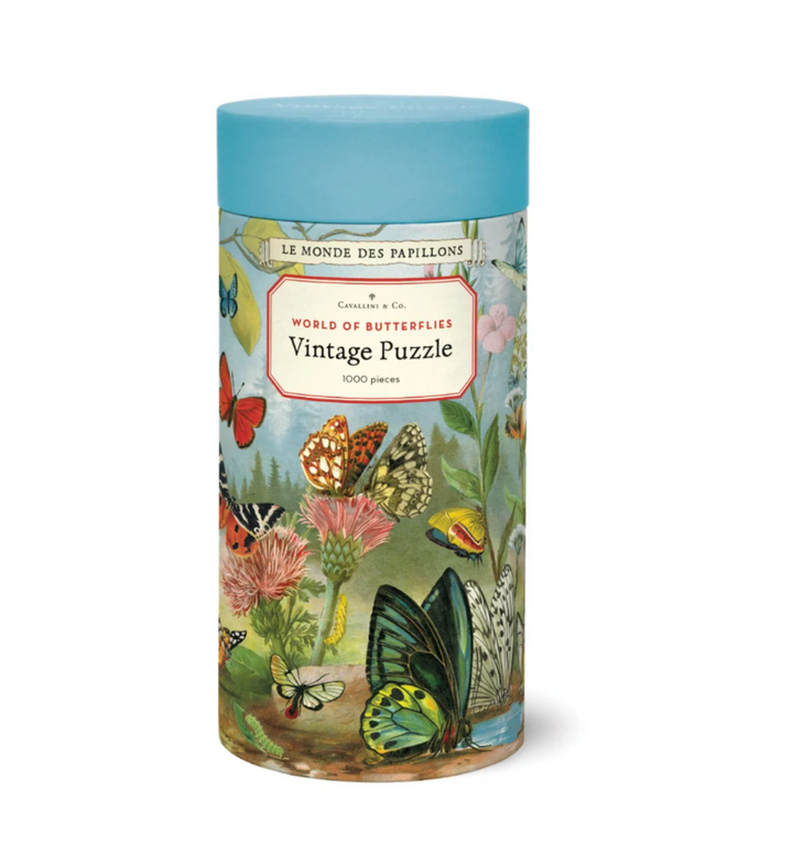 Cavallini & Co. 1000 Piece Puzzle - World of Butterflies