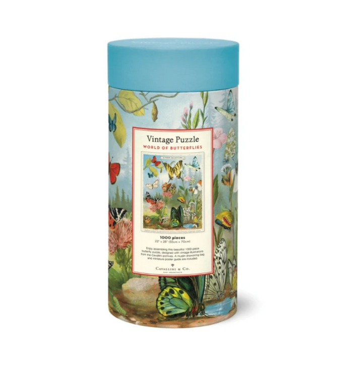 Cavallini & Co. 1000 Piece Puzzle - World of Butterflies