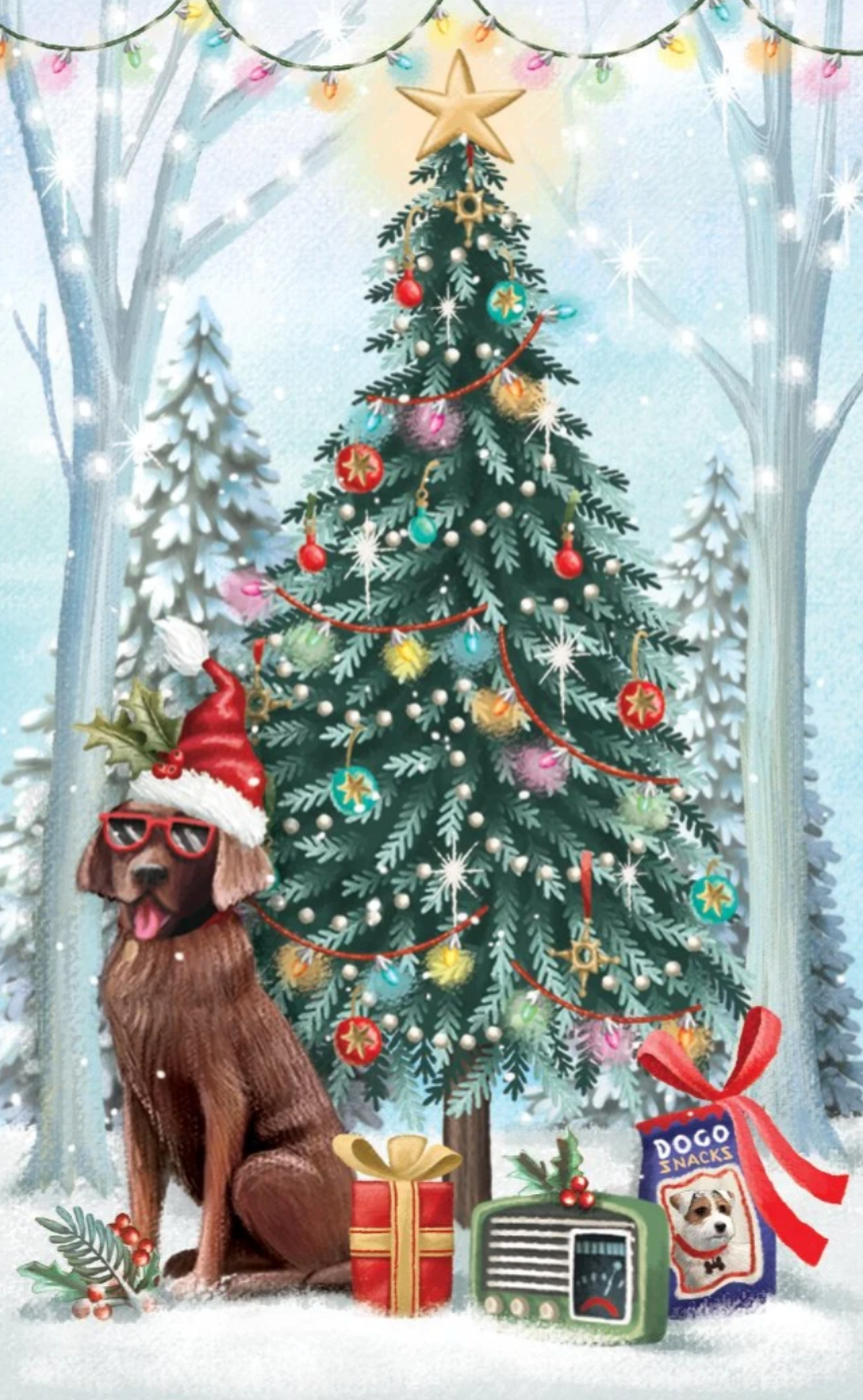 Me and McQ 3D Pop Up Card - Christmas Camper