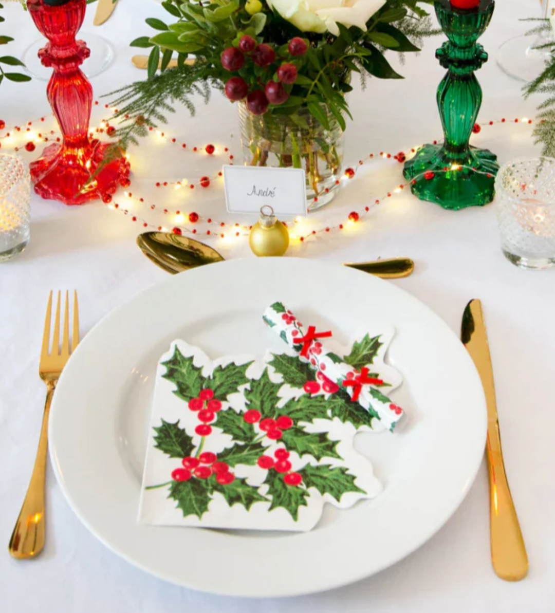 Talking Tables - Mini Crackers - Botanical Holly - Set of 6