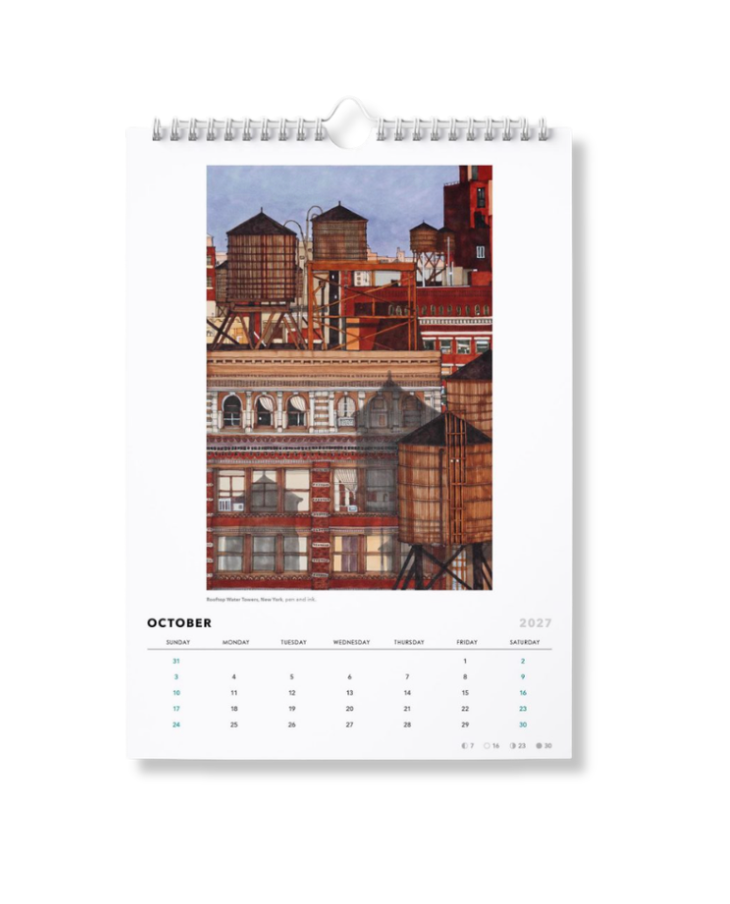BIP 2027 Wall Calendar - New York